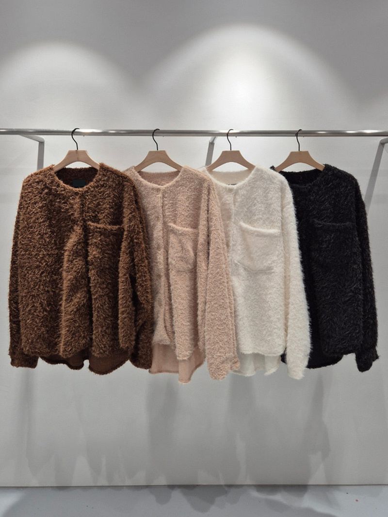 ASCLO Cloud Fur Cardigan (4color)