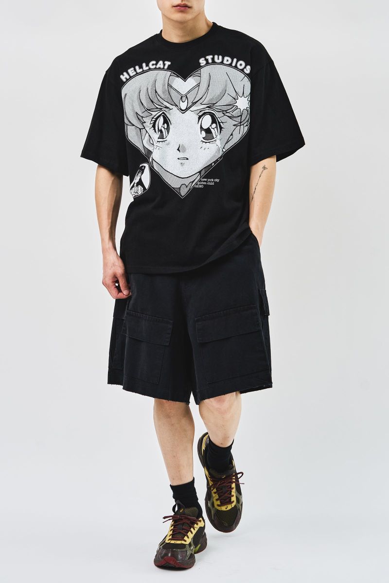 Style Rip Cargo Half Pants (2color)