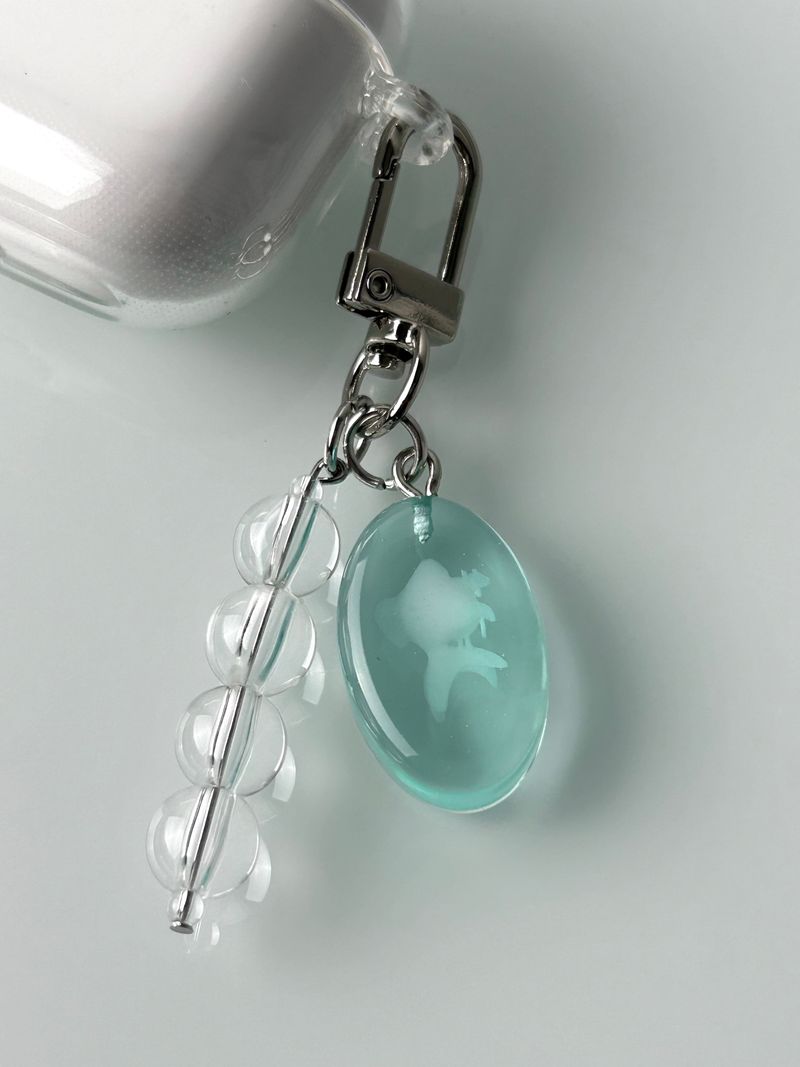 Emerald Fish Keyring