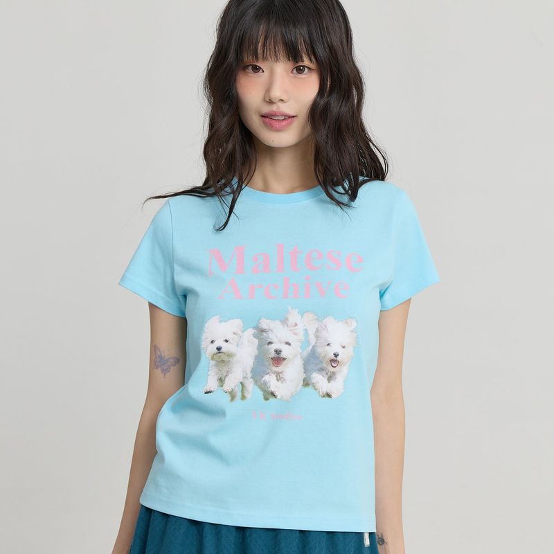Maltese Archive Half Sleeve T-shirt