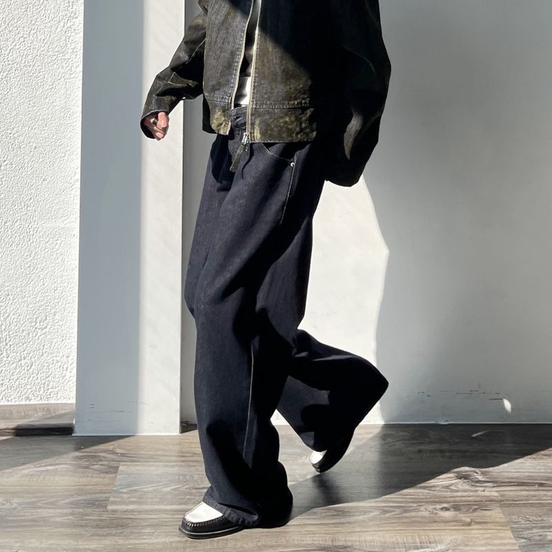 Deep Tone Straight Denim
