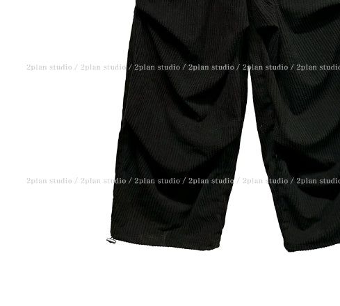 Melty Rivet Corduroy Wide Pants