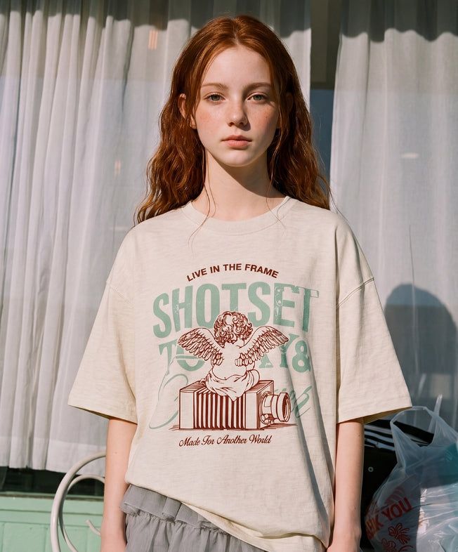 WV PROJECT(ダブリューブイ プロジェクト)の「26SS★ Frame Shot Short Sleeve T-shirts(Tops)」
