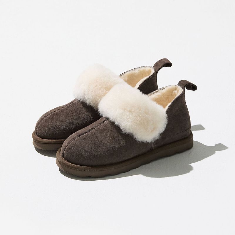 Toasty Fur Shoes - Brown