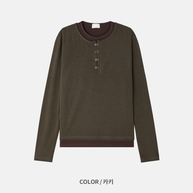 Tip Buckle Layered Longsleeve