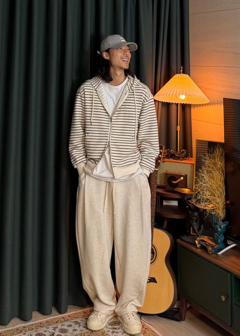 Superior Pin-Tuck Sweatpants