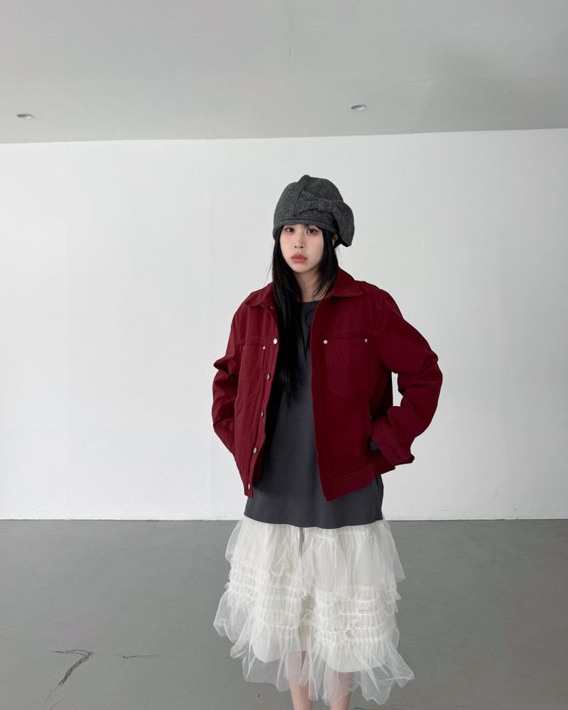 Rivet dyed jacket (Unisex)