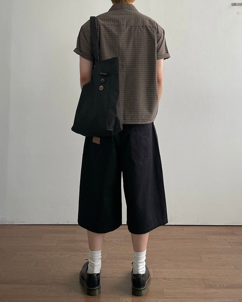 Taut Bermuda Cotton Pants