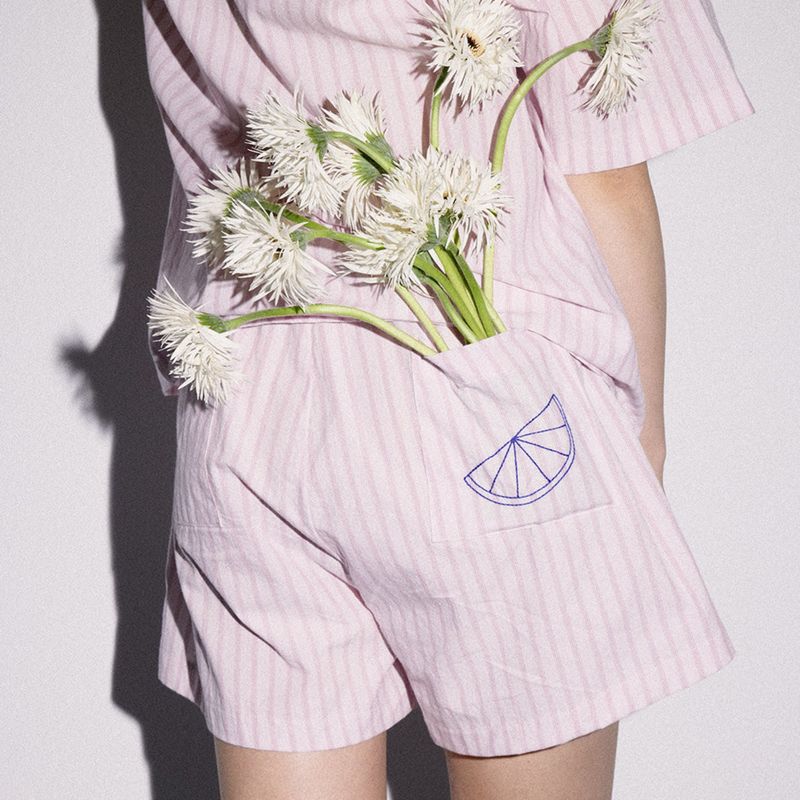 MELROSE MARKET STRIPE SHORTS