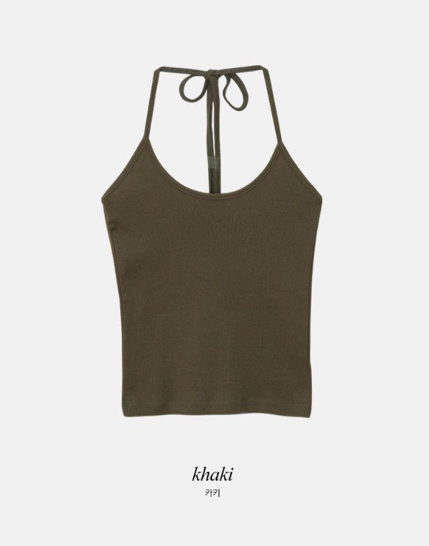 BT Slim Halter Neck Sleeveless (4color)