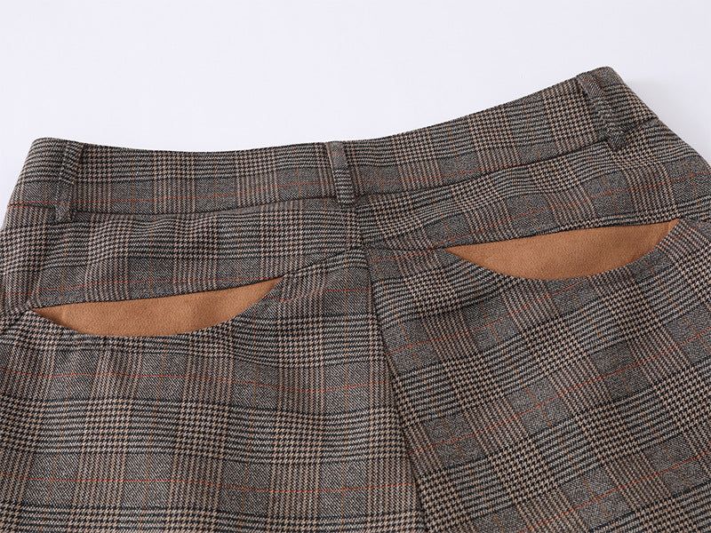 Hector Check Wide Culottes