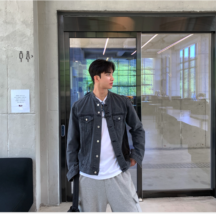 First Semi-Over China Denim Jacket