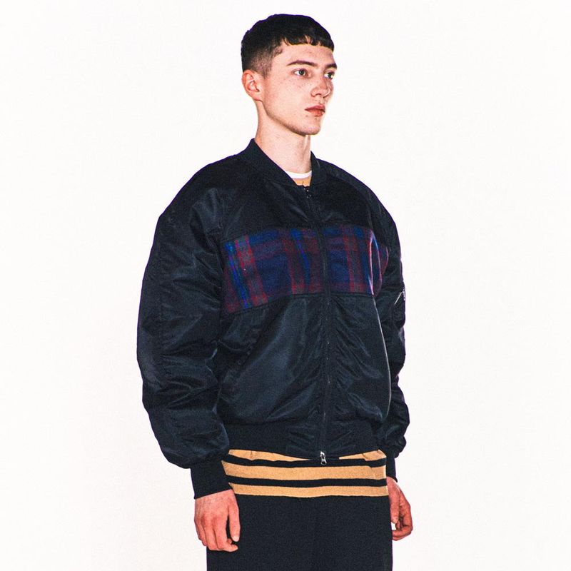 MAGE MA-1 BOMBER JACKET (BLACK)