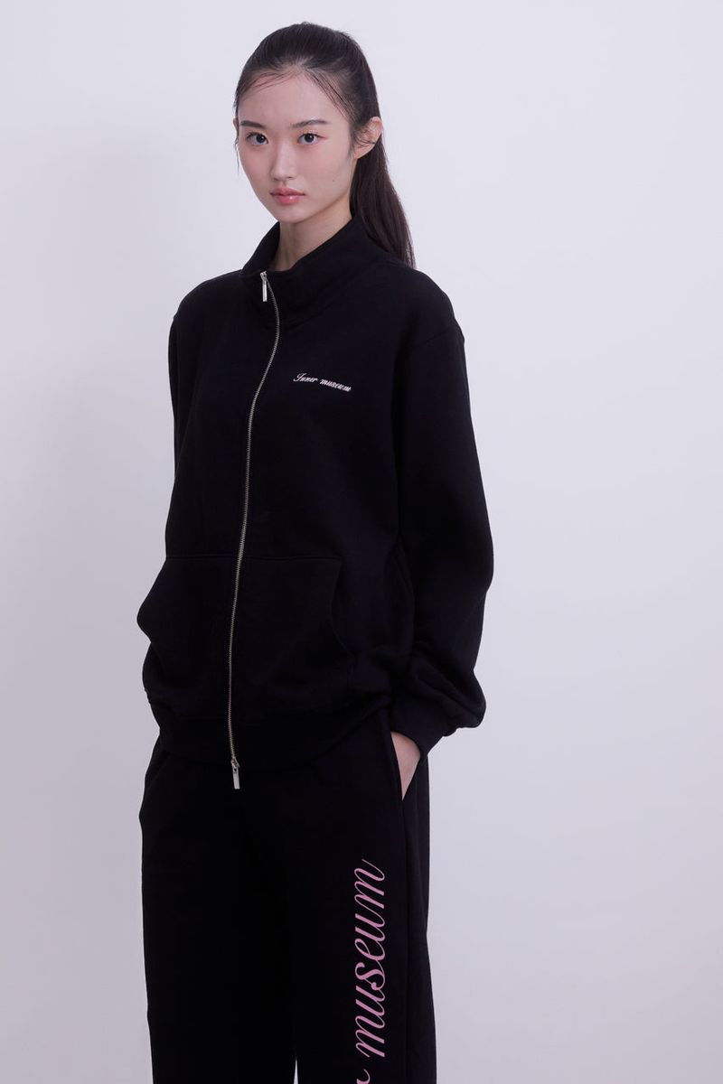 Inner Museum Lettering two-way Sweatpants (BLACK)