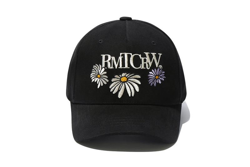 FLOWER LOGO BALL CAP_BLACK