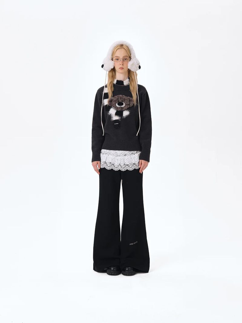 13DE MARZO(トレセ・デ・マルゾ)の「13DE MARZO Bear Fuzzy Ear Warmer White(Fashion Accessories)」