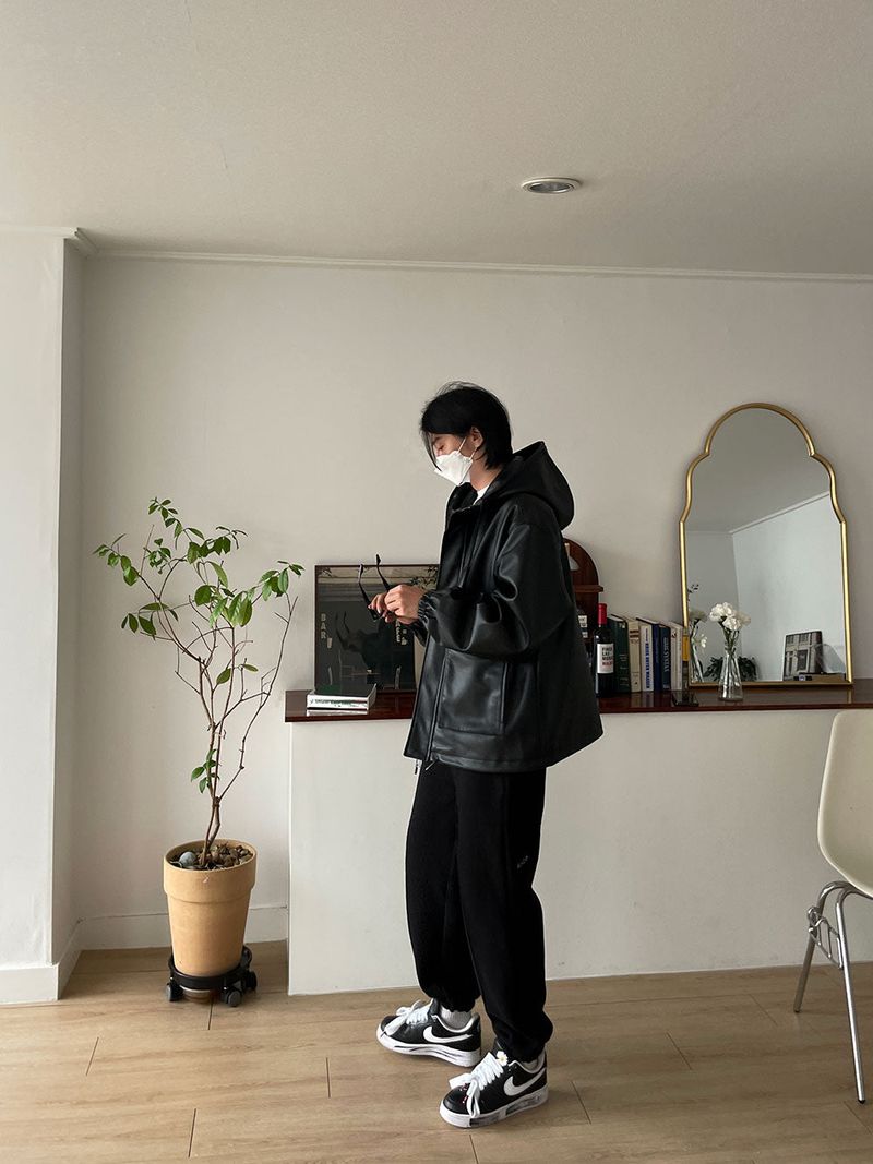 ASCLO Hood Leather Jumper
