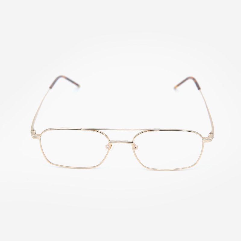 Knouun Square Combi Two-Bridge Glasses ASCENT GD