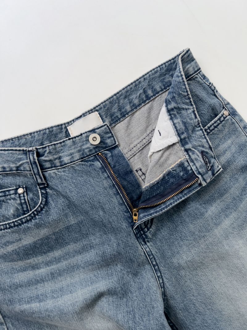 306 Brushed Wide Denim Pants