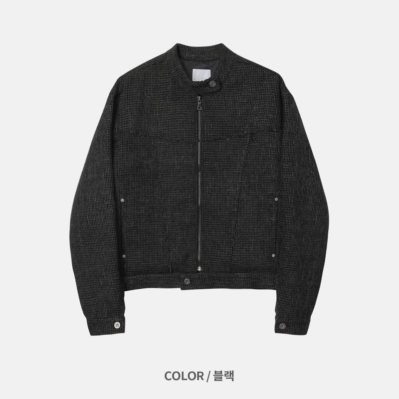 Shawn Tweed Biker Jacket (3color)