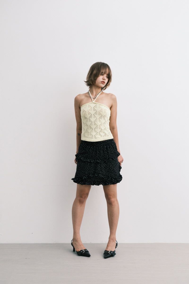 frill skirt (dot)