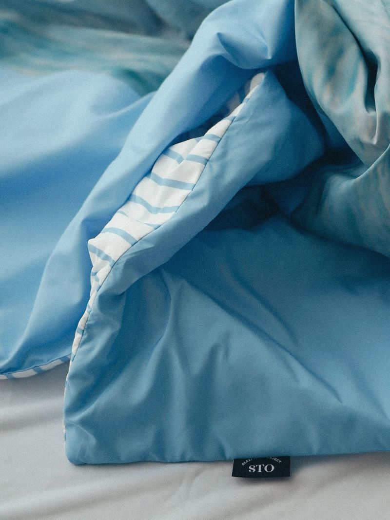 marine blue 2 way bedding set