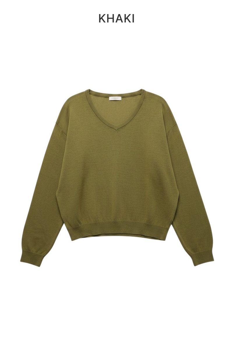 Rian V-Neck Basic Knit