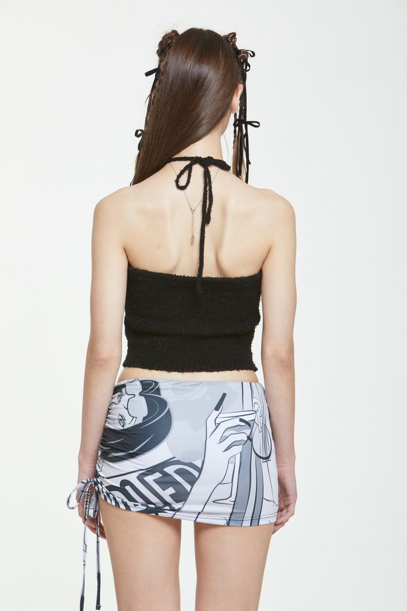 FANCY HALTER TOP