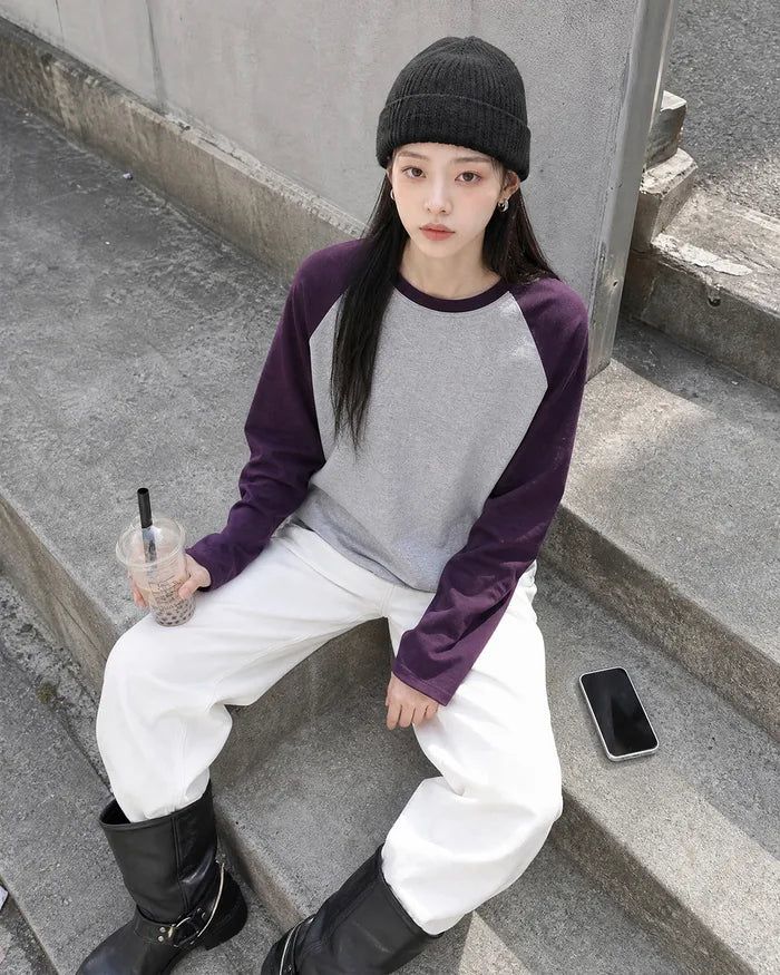 KIXI（キッシー）の「(UNISEX)ハンズ ラグラン ロングスリーブ（トップス）」