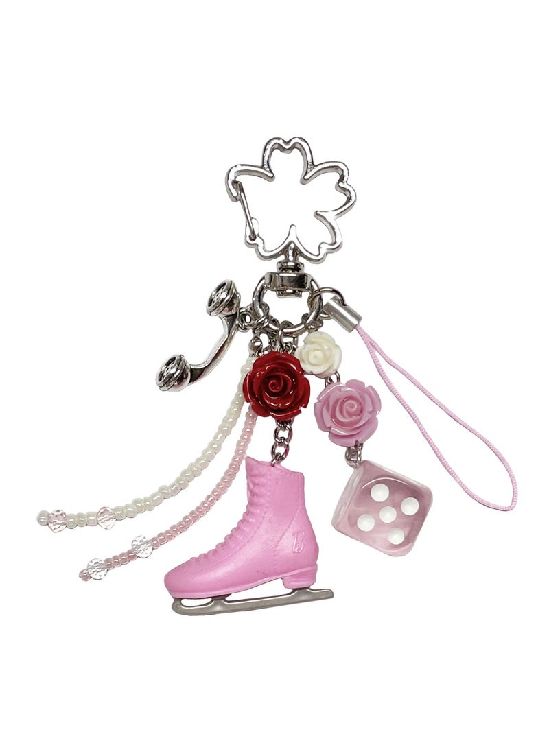 HYONNY.JSG(ヒョニネジャンシング)の「Pink Calling Skate Keyring Bag Charm Keychain(Toys/Key Holders)」