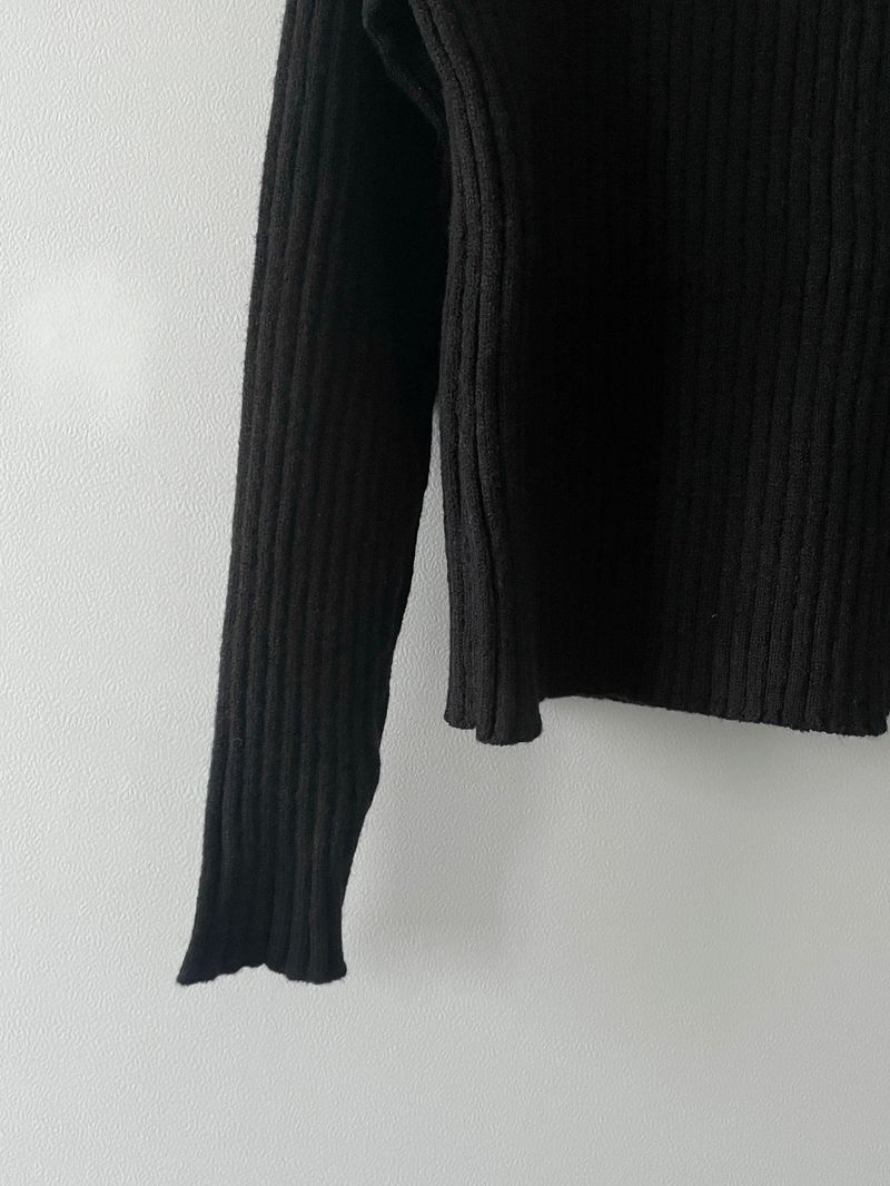 Drape feminine shoulder golgi knit