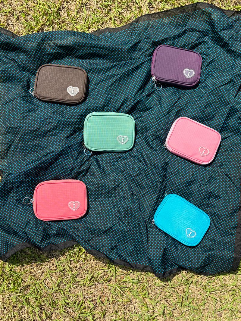 happy color card wallet 6 colors