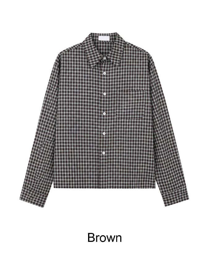 Tied Crop Check Shirt