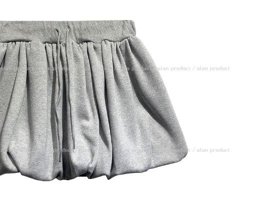 Chad Balloon Brushed Mini Skirt