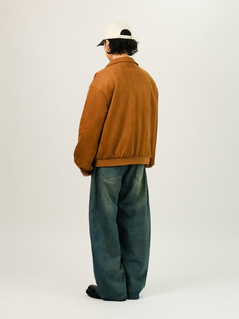 TIE Suede Crop Jacket