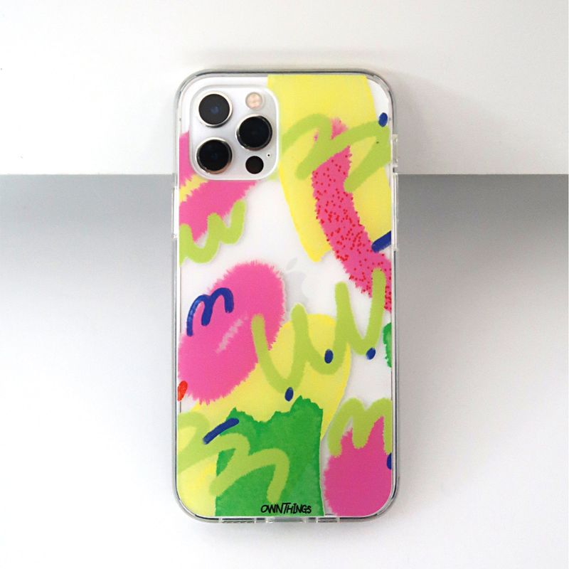 [MADE] Tropical phone case (jelly hard)