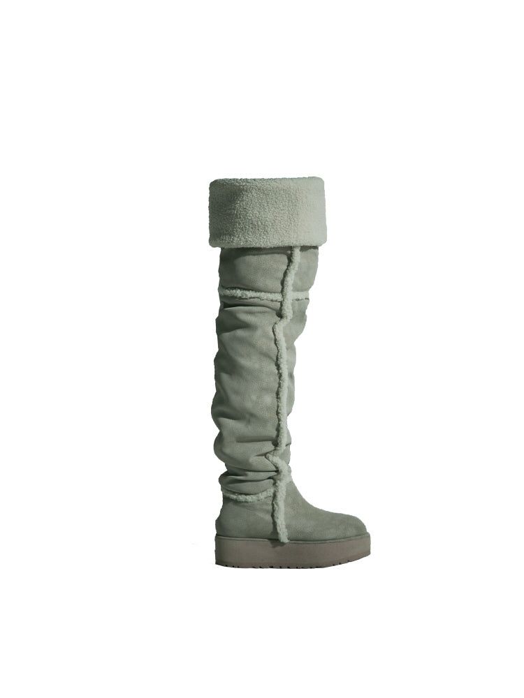 GATELESS（ゲートレス）の「SHEARLING LONG BOOTS（Shoes）」