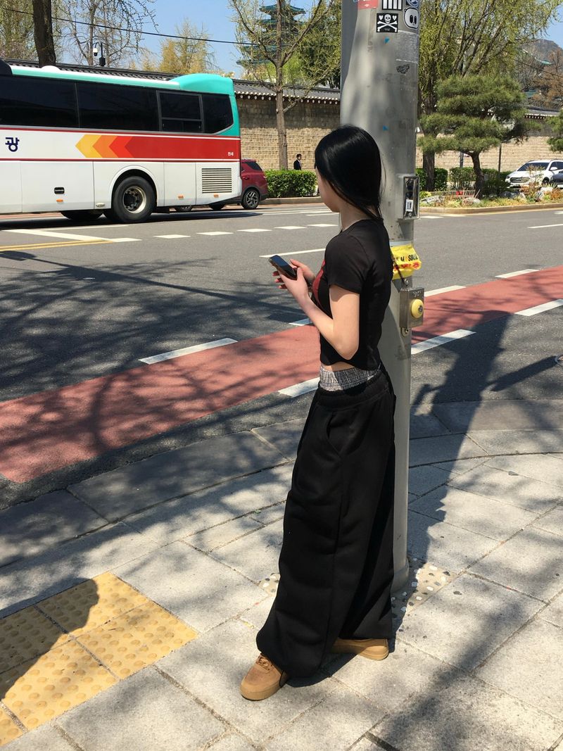 Dio Check Sagging Sweatpants (2c)