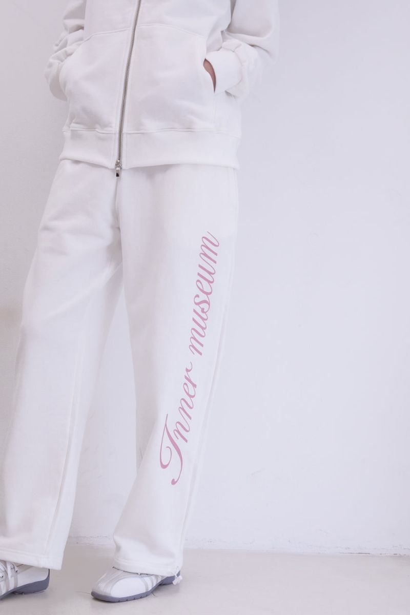 Inner Museum Lettering two-way Sweatpants (IVORY)