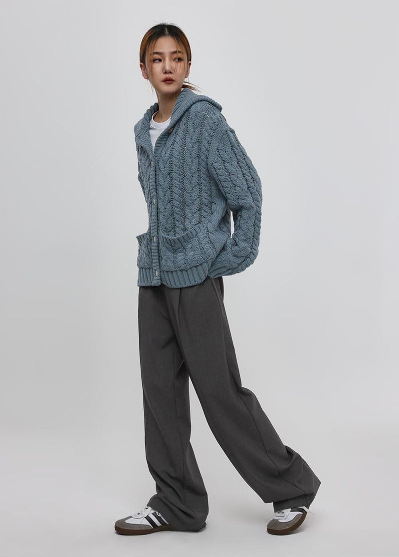 [MADE] Dominic Wide Tuck  Slacks