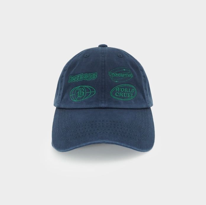 Globe logo ball cap