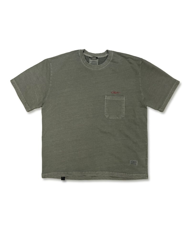 STIGMA（スティグマ）の「SCRT PIGMENT POCKET T-SHIRTS KHAKI（Tops）」