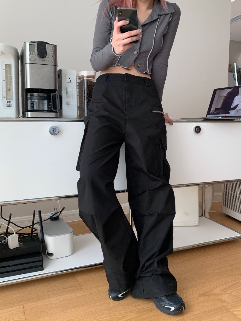 Reality Zipper Wide Cargo Pants