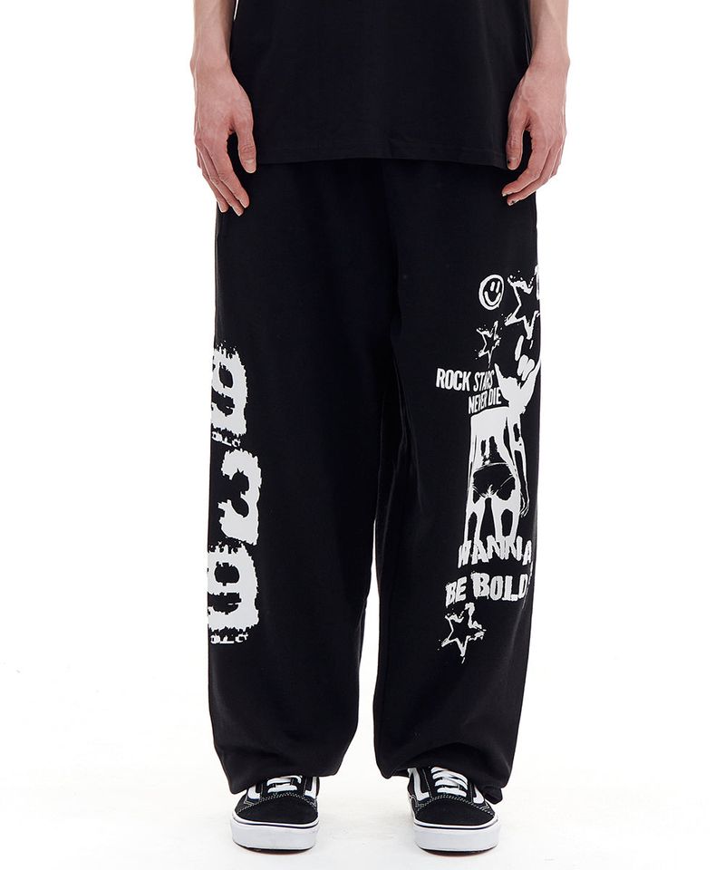ARCHIVE BOLD（アーカイブボールド）の「ビキニWMスウェットパンツ (BLACK)（パンツ）」