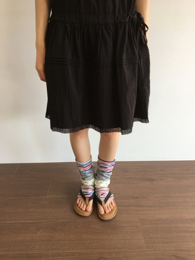 Patchwork Leg Warmers (2color)