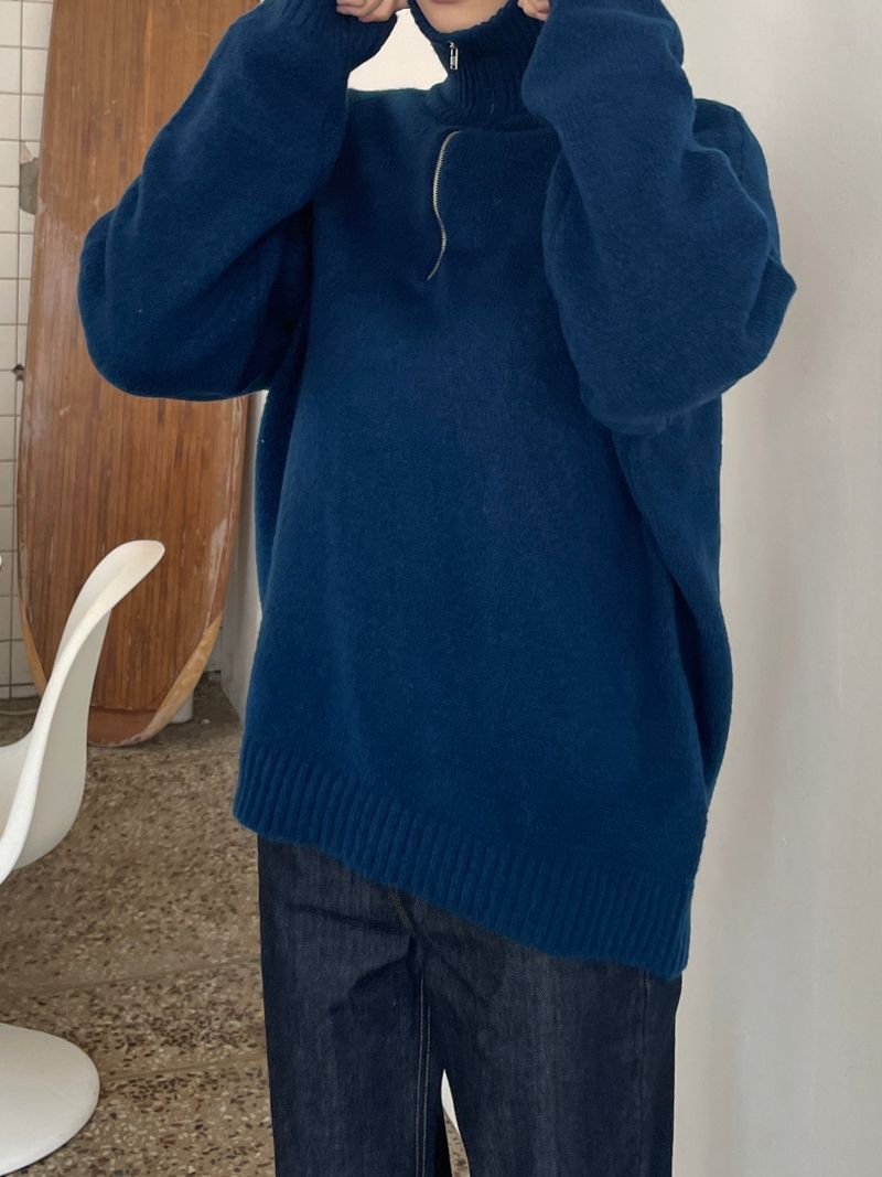 Arendal half zip-up knit