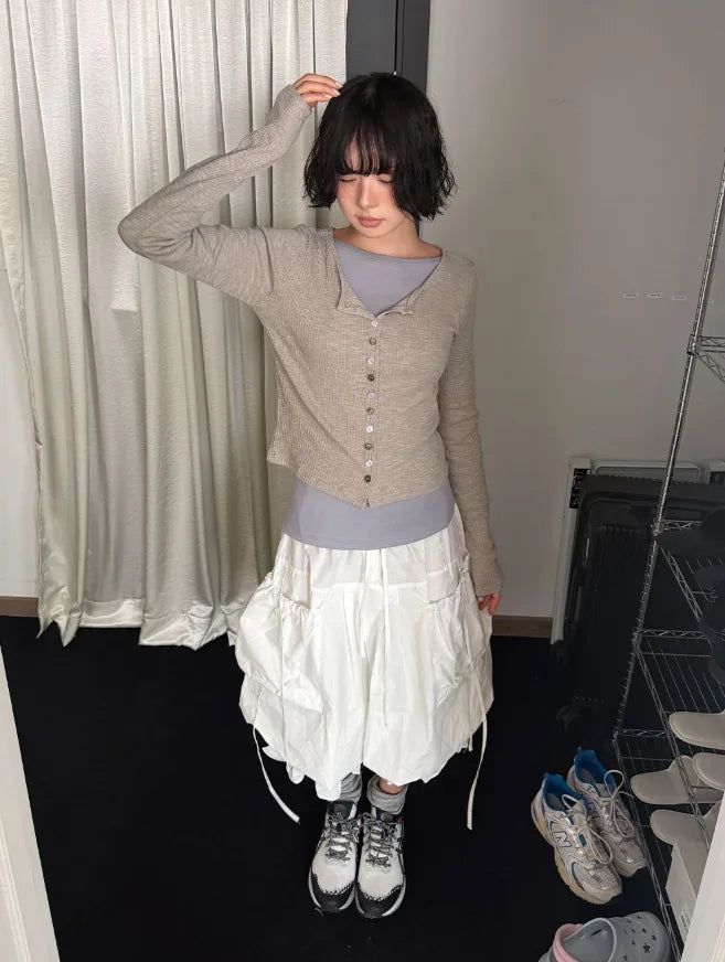 TENCEL BOAT-NECK SLIM TEE