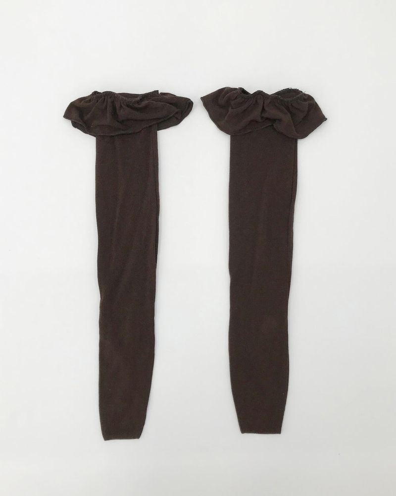 Mogu frill knee socks (9color) 