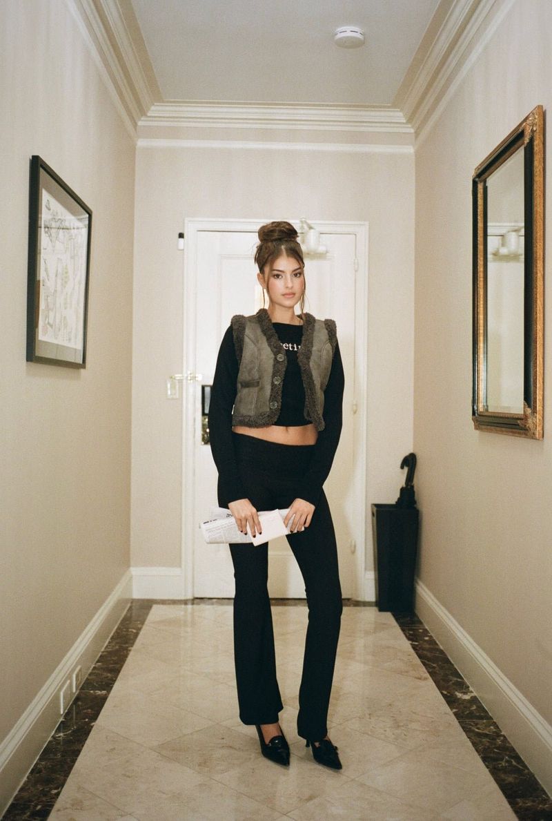 threetimes（スリータイムズ）の「Lace combi bootcut pants（Pants）」