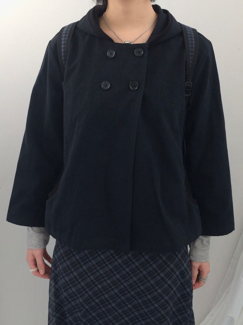 Modern Double A-Fit Short Coat